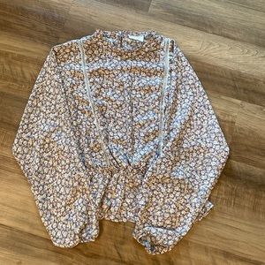 Sienna Sky peplum blouse XS